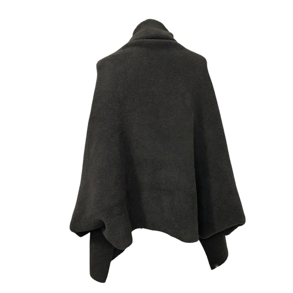 Barefoot Dreams Cozychic Womens Blanket Wrap One Size Carbon Gray - Picture 5 of 13